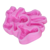 Maxbell Silicone Easter Mold Chocolate Jelly Candy Mould Pink Fondant Cake Mold #5