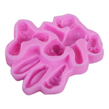 Maxbell Silicone Easter Mold Chocolate Jelly Candy Mould Pink Fondant Cake Mold #5