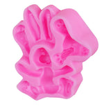 Maxbell Silicone Easter Mold Chocolate Jelly Candy Mould Pink Fondant Cake Mold #5