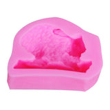 Maxbell Silicone Easter Mold Chocolate Jelly Candy Mould Pink Fondant Cake Mold #6