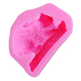 Maxbell Silicone Easter Mold Chocolate Jelly Candy Mould Pink Fondant Cake Mold #6