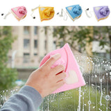 Max Magnetic Window Cleaner Double Side Glass Cleaning Wiper Purple Bow 3-8MM