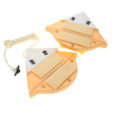 Max Magnetic Window Cleaner Double Side Glass Cleaning Wiper Yellow Bow 5-12MM