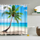 Modern Novelty Bathroom Shower Curtain with 12 Hooks Decor 180cm x 180cm 6