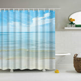 Max Modern Novelty Bathroom Shower Curtain with 12 Hooks Decor 180cm x 180cm 9