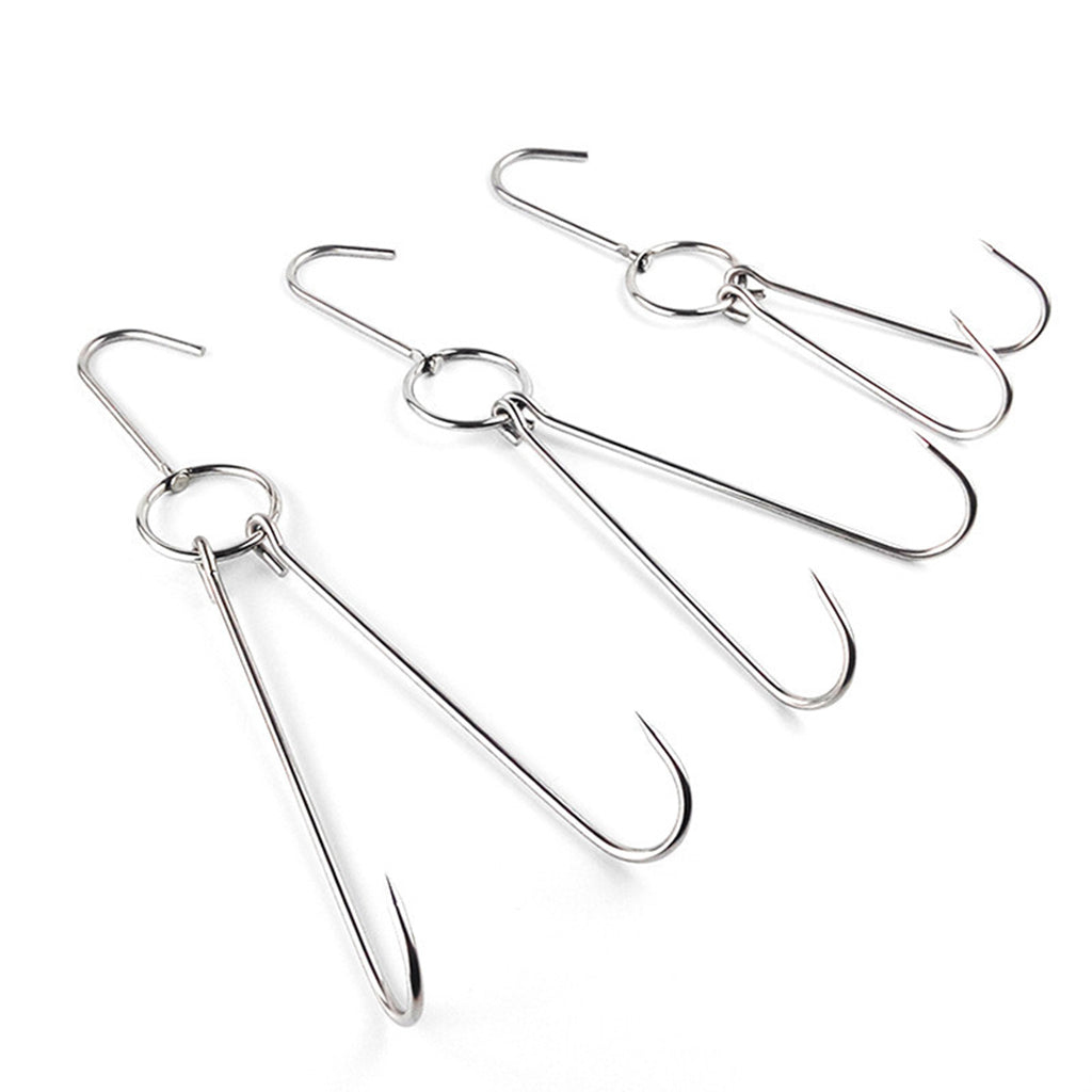Max Meat Hook Ring Kitchen Utensil Hanger Hanging Stainless Steel 0.35x25cm