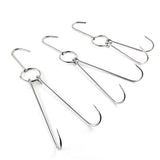 Max Meat Hook Ring Kitchen Utensil Hanger Hanging Stainless Steel 0.45x34cm