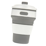 Maxbell Coffee/Tea/Water Mug Collapsible & Foldable Cup School Travel Use Gray