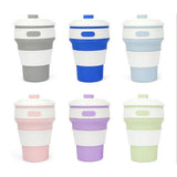 Maxbell Coffee/Tea/Water Mug Collapsible & Foldable Cup School Travel Use Gray