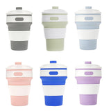 Maxbell Coffee/Tea/Water Mug Collapsible & Foldable Cup School Travel Use Gray