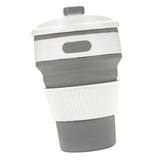 Maxbell Coffee/Tea/Water Mug Collapsible & Foldable Cup School Travel Use Gray
