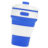 Maxbell Coffee/Tea/Water Mug Collapsible & Foldable Cup School Travel Use Dark Blue