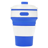 Maxbell Coffee/Tea/Water Mug Collapsible & Foldable Cup School Travel Use Dark Blue