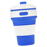 Maxbell Coffee/Tea/Water Mug Collapsible & Foldable Cup School Travel Use Dark Blue