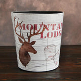 Maxbell Waste Storage Paper Dust Rubbish Bin Bins Basket Home Office Stag Head