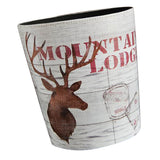 Maxbell Waste Storage Paper Dust Rubbish Bin Bins Basket Home Office Stag Head
