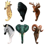 Max Creative Wall Mounted Resin Animal Hooks Coat Hat Hanger Holder Giraffe