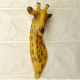 Max Creative Wall Mounted Resin Animal Hooks Coat Hat Hanger Holder Giraffe