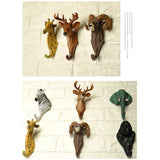 Max Creative Wall Mounted Resin Animal Hooks Coat Hat Hanger Holder Giraffe