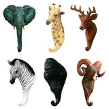 Max Creative Wall Mounted Resin Animal Hooks Coat Hat Hanger Holder Giraffe