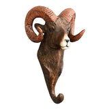 Max Creative Wall Mounted Resin Animal Hooks Coat Hat Hanger Holder Antelope