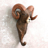 Max Creative Wall Mounted Resin Animal Hooks Coat Hat Hanger Holder Antelope