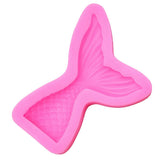 Maxbell Silicone Fishtail Mold Chocolate Fondant Cake Mould Dessert Decorating Large