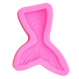 Maxbell Silicone Fishtail Mold Chocolate Fondant Cake Mould Dessert Decorating Large