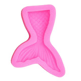 Maxbell Silicone Fishtail Mold Chocolate Fondant Cake Mould Dessert Decorating Small