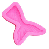 Maxbell Silicone Fishtail Mold Chocolate Fondant Cake Mould Dessert Decorating Small