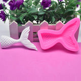Maxbell Silicone Fishtail Mold Chocolate Fondant Cake Mould Dessert Decorating Small
