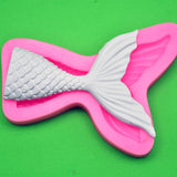 Maxbell Silicone Fishtail Mold Chocolate Fondant Cake Mould Dessert Decorating Small