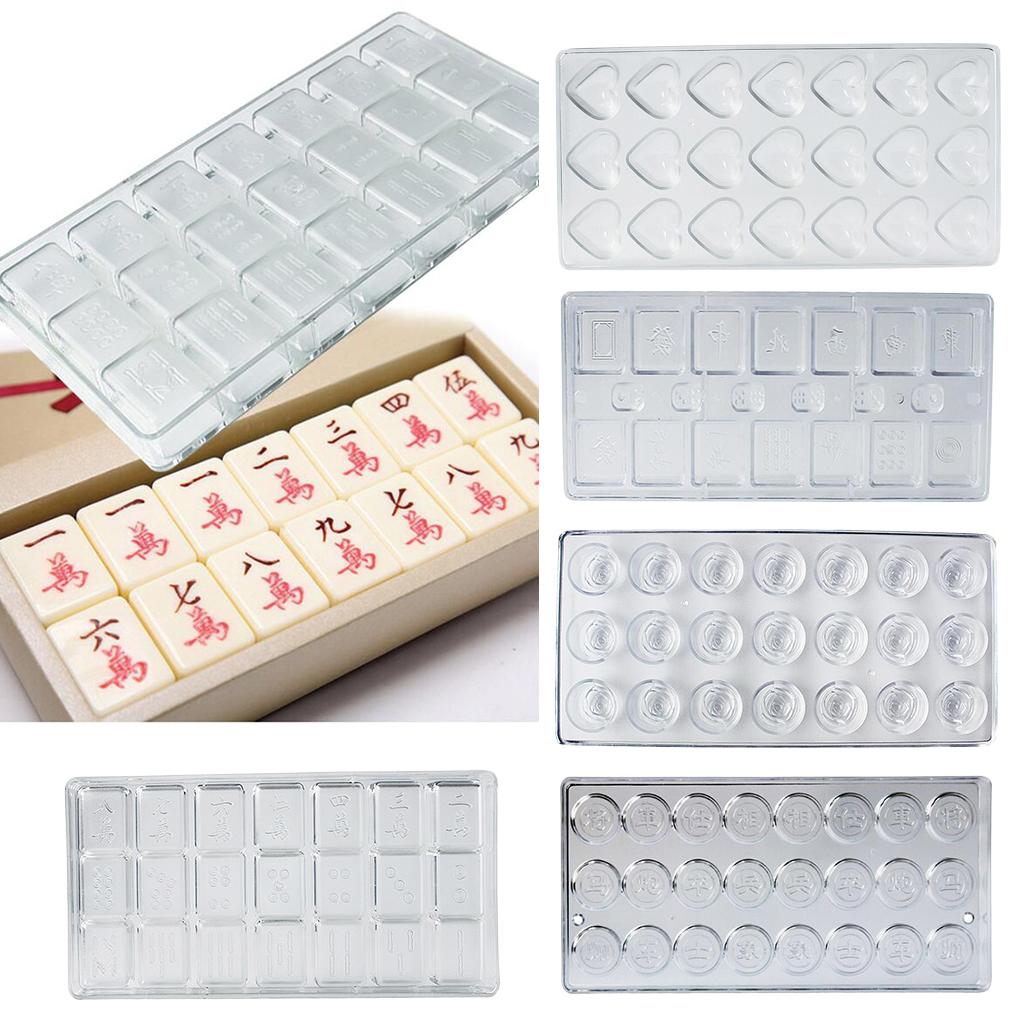 Maxbell  Chocolate Mold Fondant Cake Mould Tray Plastic Dessert Decorating Heart