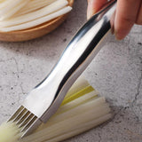 Maxbell Stainless Steel Scallion Spring Onion Vegetable Shredder Slicer Knife Cutter