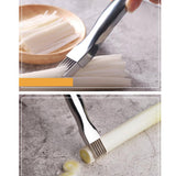 Maxbell Stainless Steel Scallion Spring Onion Vegetable Shredder Slicer Knife Cutter