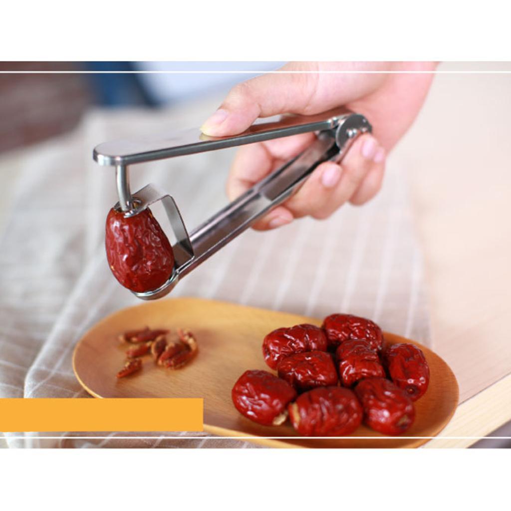 Max Stainless Steel Cherry Stone & Olive Stoner Pitter Seed Remover Pitting S