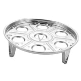Max Stainless Egg Steamer Rack for Instant Pot Pressure Cooker & Egg Slicer 8cm
