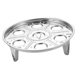 Max Stainless Egg Steamer Rack for Instant Pot Pressure Cooker & Egg Slicer 8cm