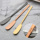Maxbell Stainless Steel Butter Cream Cheese Jam Spreaders Icing Spatula Black