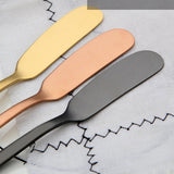 Maxbell Stainless Steel Butter Cream Cheese Jam Spreaders Icing Spatula Black