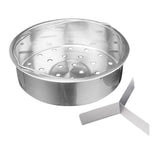 Max Stainless Steamer Stock Pot Sauce Pan Insert Pasta Vegetable Strainer 21cm