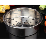 Max Stainless Steamer Stock Pot Sauce Pan Insert Pasta Vegetable Strainer 21cm
