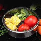 Max Stainless Steamer Stock Pot Sauce Pan Insert Pasta Vegetable Strainer 21cm