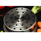 Max Stainless Steamer Stock Pot Sauce Pan Insert Pasta Vegetable Strainer 21cm