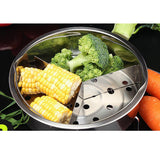 Max Stainless Steamer Stock Pot Sauce Pan Insert Pasta Vegetable Strainer 21cm