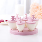 Max Ice Cream Mould Ice Pop Mold Yogurt Cube Lolly Popsicle DIY Pink