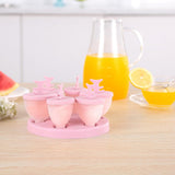 Max Ice Cream Mould Ice Pop Mold Yogurt Cube Lolly Popsicle DIY Pink