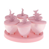 Max Ice Cream Mould Ice Pop Mold Yogurt Cube Lolly Popsicle DIY Pink