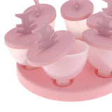 Max Ice Cream Mould Ice Pop Mold Yogurt Cube Lolly Popsicle DIY Pink