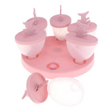 Max Ice Cream Mould Ice Pop Mold Yogurt Cube Lolly Popsicle DIY Pink